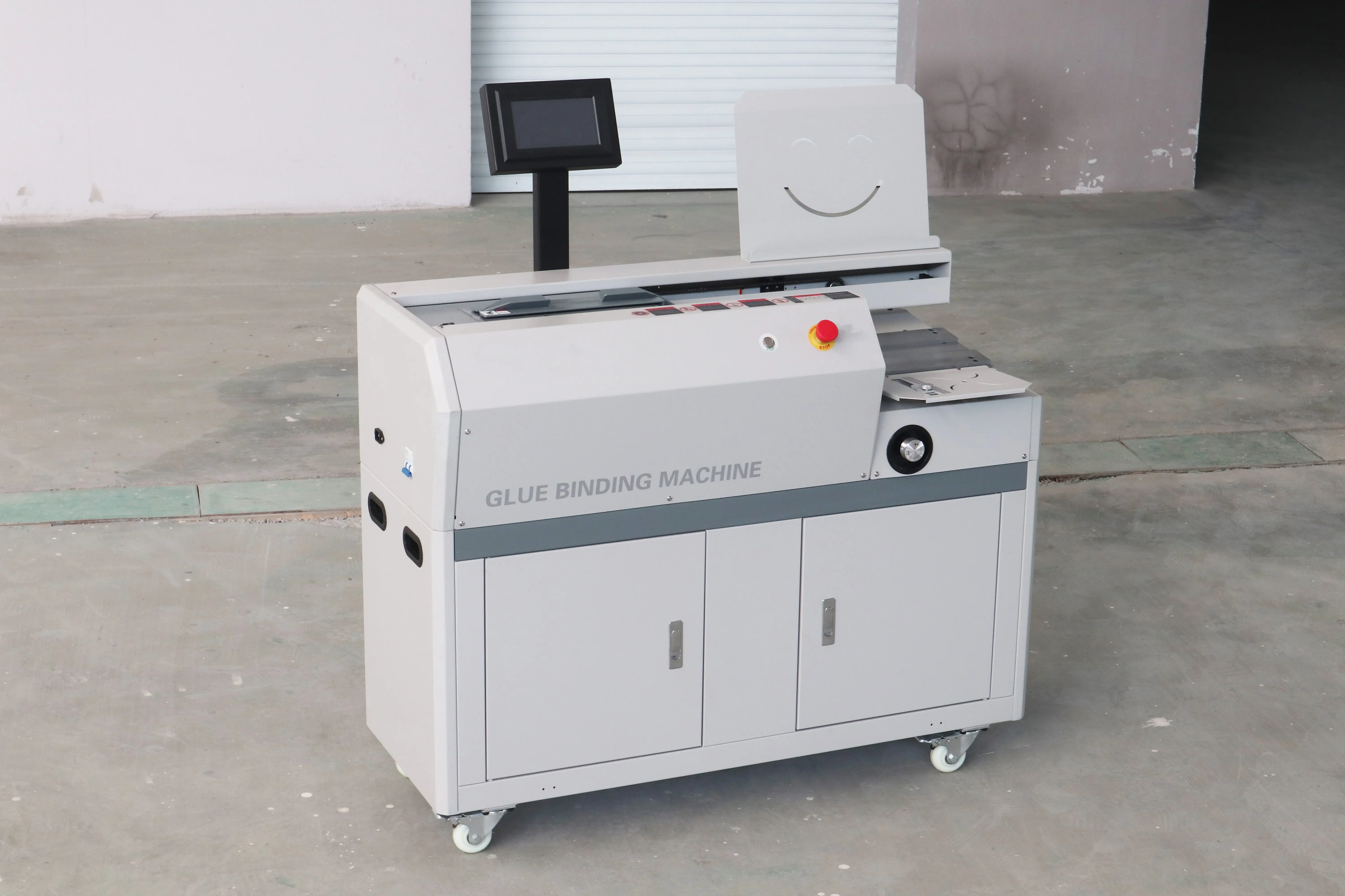 Most Affordable Price 310mm Max Binding Length Single Roller Glue Binding Machine  for Paper Document Booklet Notebook