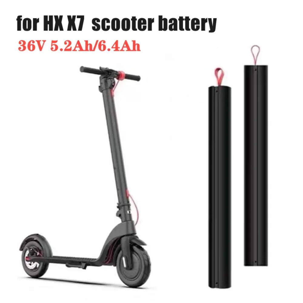 36V 5.2Ah/6.4Ah scooter 10Ah detachable battery suitable for HX X7 X8 foldable electric scooter