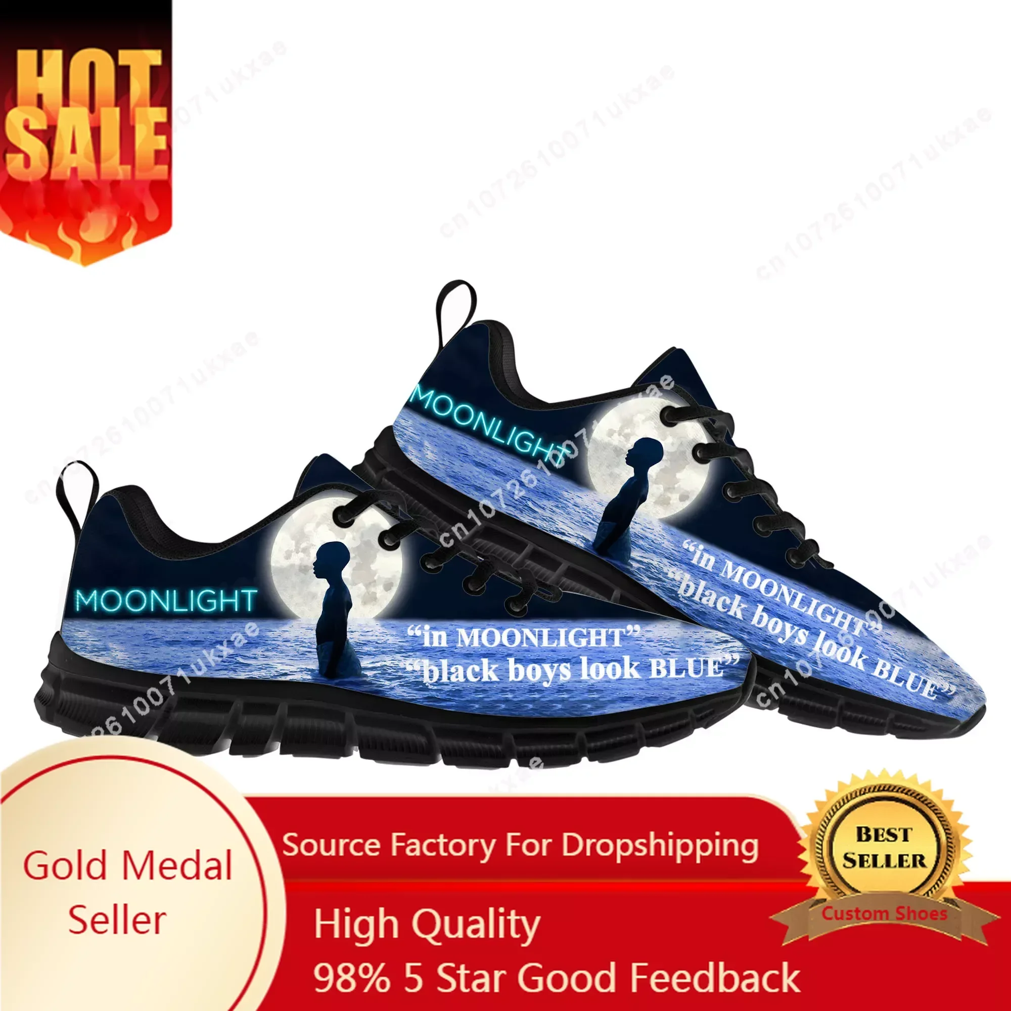 

Moonlight Movie Sports Shoes Mens Womens Teenager Kids Children Sneakers High Quality Casual Sneaker Couple Custom Shoes