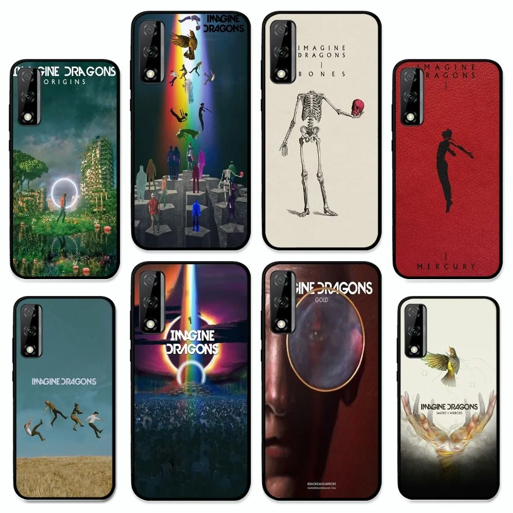 I-Imagine D-Dragons Band Phone Case For Huawei Y9 6 7 5 Prime Enjoy 7s 7 8 plus 7a 9e 9plus 8E Lite Psmart Shell