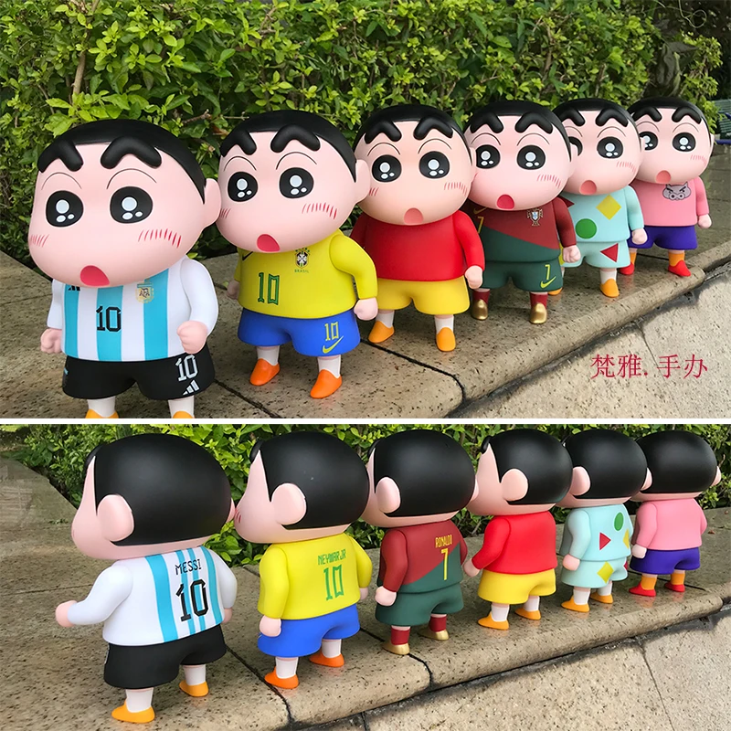 

Crayon Shin-Chan Gk Trendy Play Handmade White Curry Jerseys And Pajamas Crayon Shin-Chan Pvc Model Ornaments Peripheral Gift