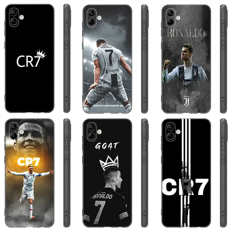 Cr7 super r-ronaldo schwarz telefon hülle für samsung galaxy a01 a03 core a04 a10 e a02 a05 a20 a21 a30 a50 s a6 a8 plus a7 a9 2018