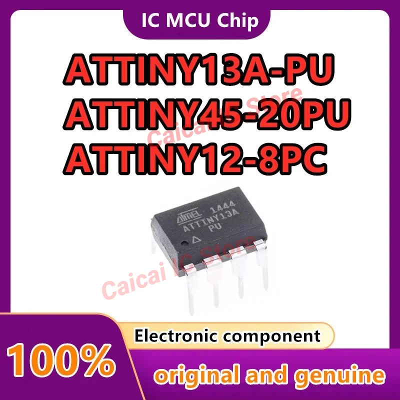 ATTINY12-8PC ATTINY13A-PU ATTINY45-20PU  package DIP-8 New Original Genuine  10PCS/LOT