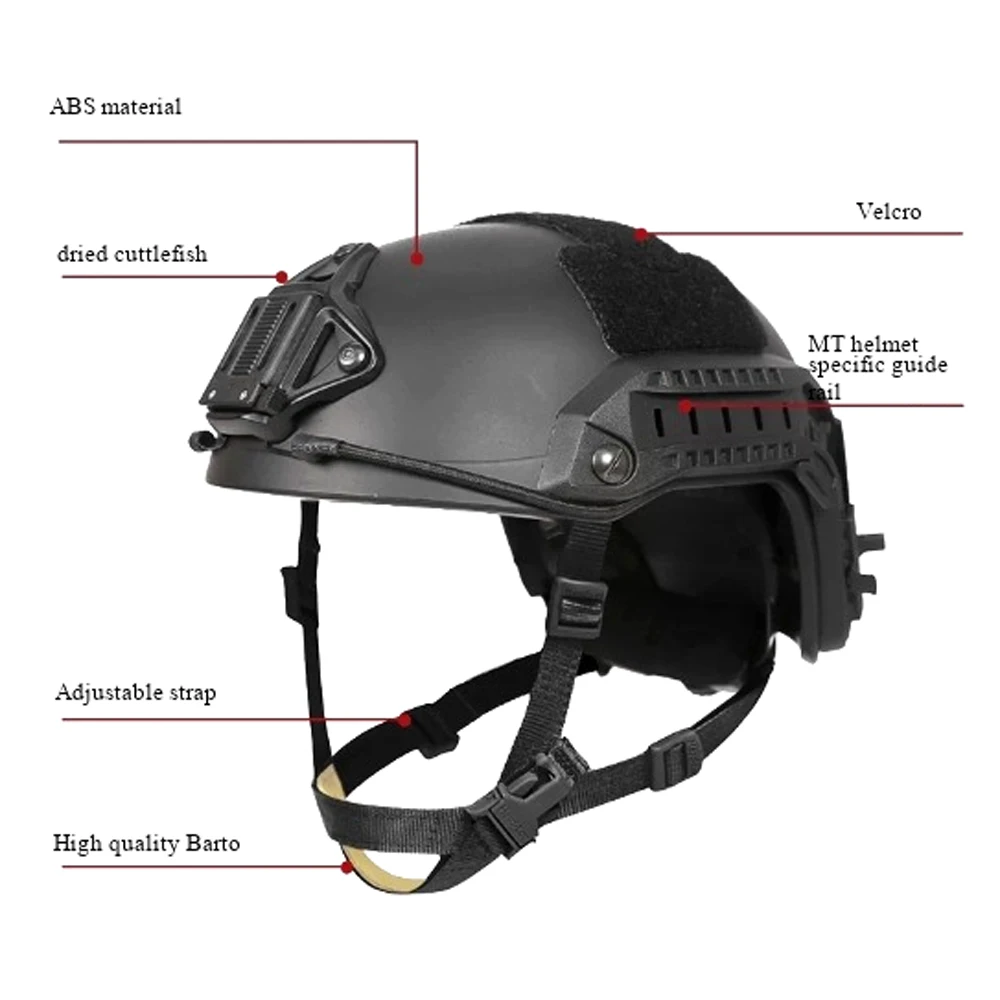 Outdoor FMA High Cut Helmet Weight Edition High Performance Tactical Protective Helmet