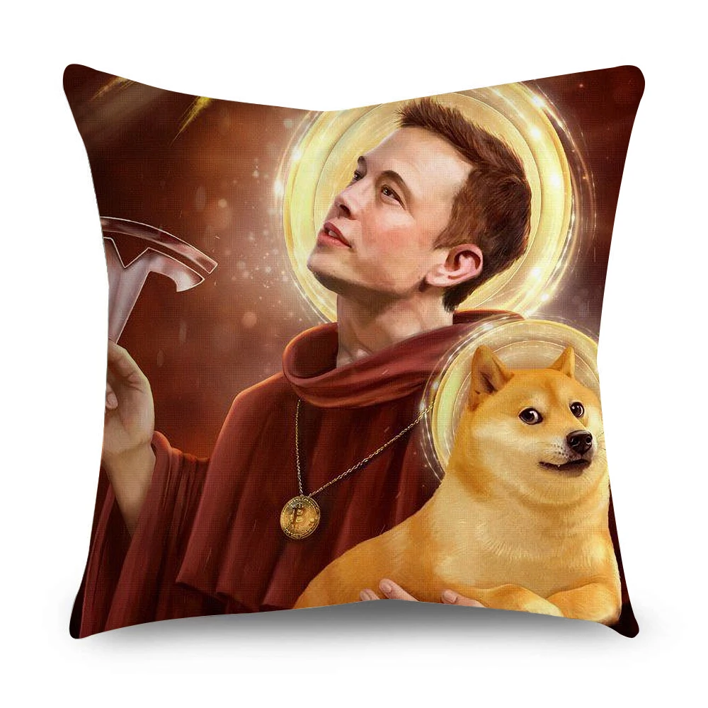 Funny pattern Cushion Cover Interesting Short velvet Pillow Case For Living Room Car Sofa Decor Pillowcase Home Pillows 45*45cm