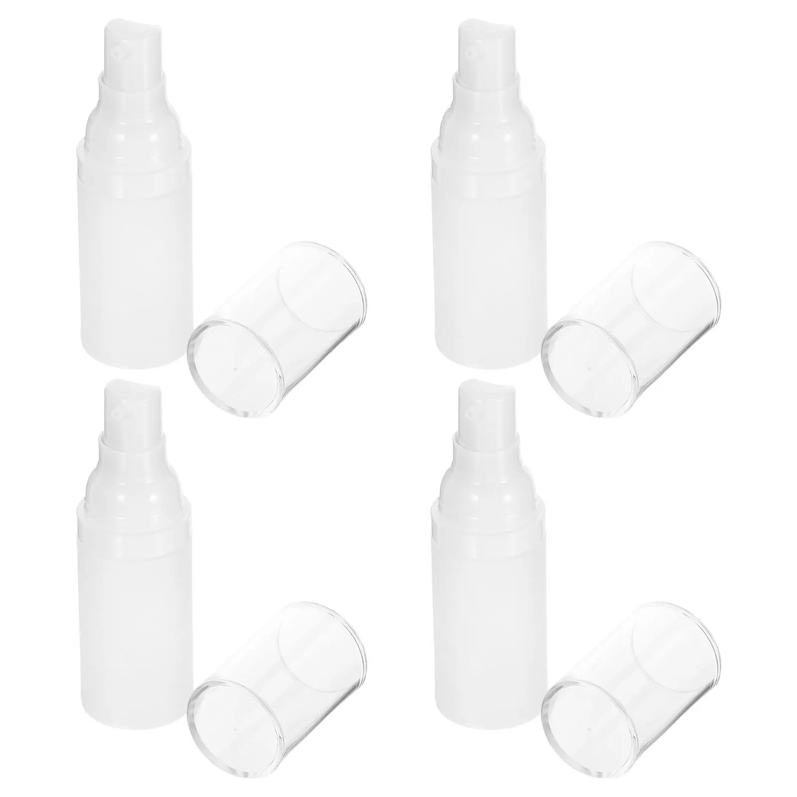 

4Pcs 20Ml Matte Airless Vacuum Bottle Travel Dispenser for Foundation Serum Cream Lotion Moisturizer Hand Care DIY