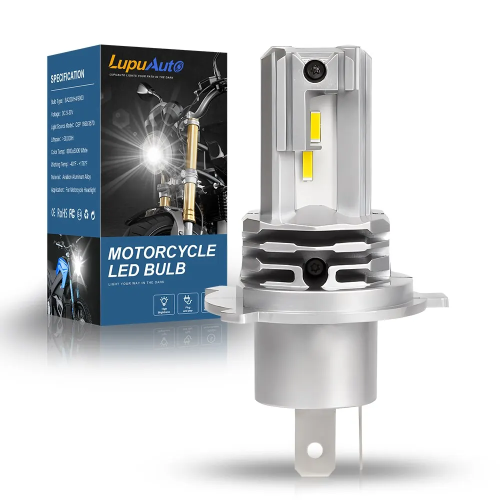 1Pcs H4 Led Motorcy… - image