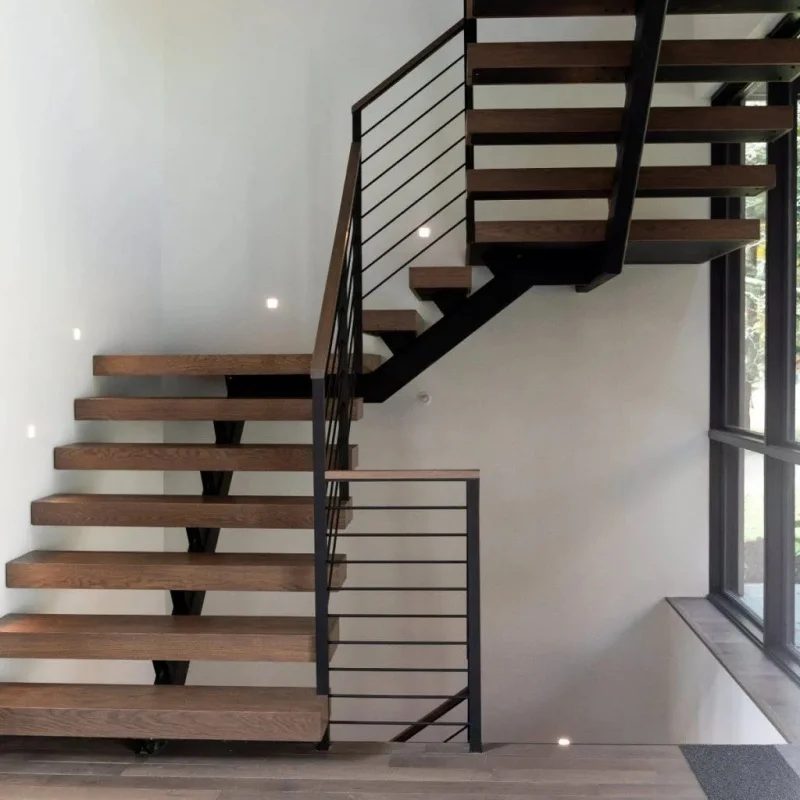 custom.Square Section Straight Staircase Custom Steel Fabrication High End Interior Projects