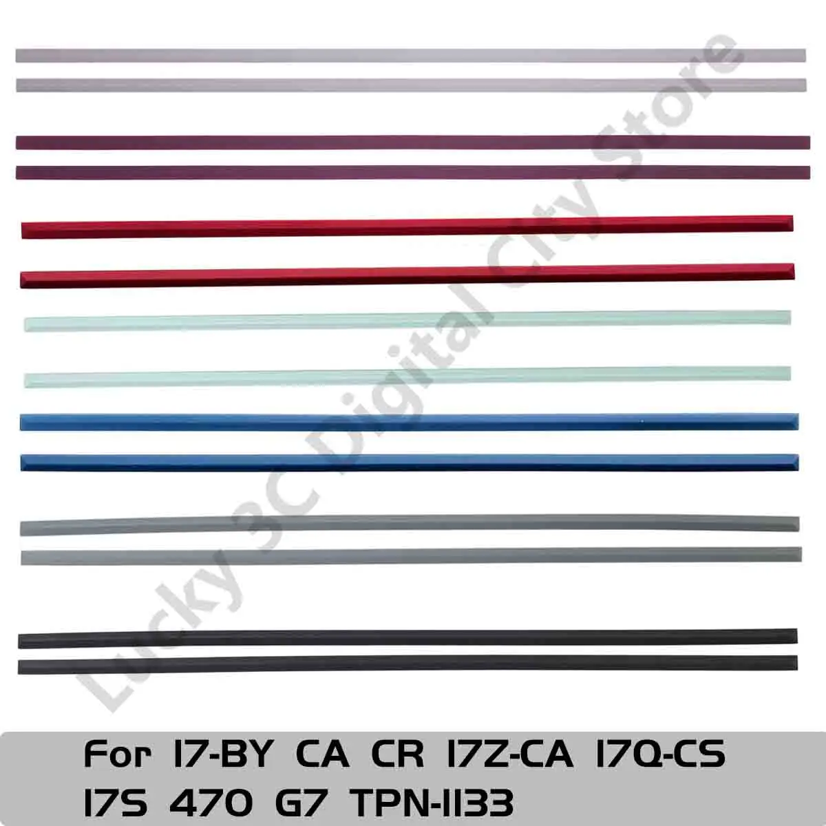 Laptop Rubber Feet Pad For HP 17-BY CA CR 17Z-CA 17Q-CS 17S 470 G7 TPN-I133 Bottom Rubber Mat Leg Silver
