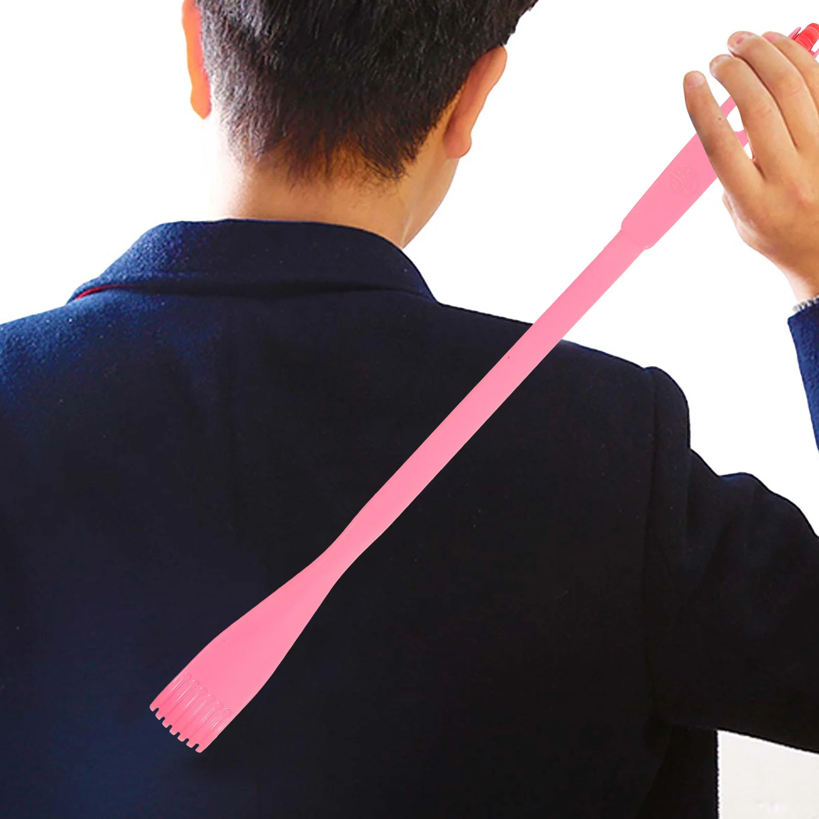 

2Pcs Portable Back Scratcher ABS Long Handle Home Use Back Massager Hand Shaped Therapeutic Massage Tool Relieve Itch Shoulder