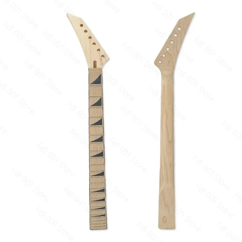 Import Maple Reverse Head Electric Guitar Neck Left Hand Right Hand 22 Frets 648 Electric Guitar Replacement Parts