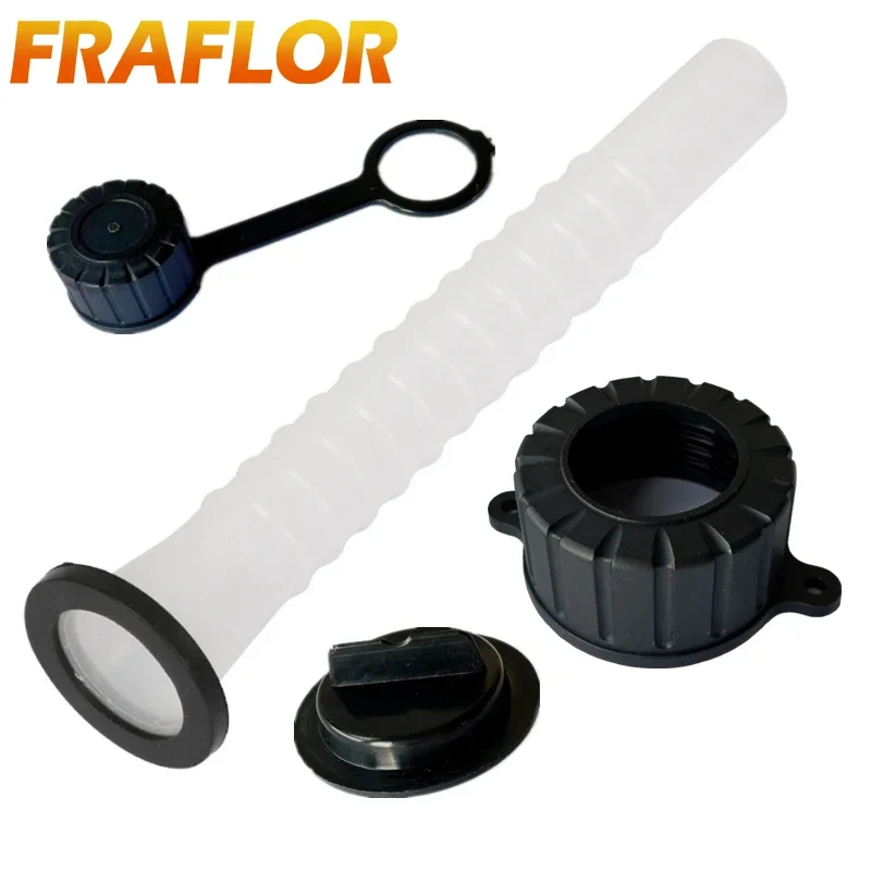 Tapa de Repuesto para Bidón de Combustible, Manguera y Tapa para Bidones de Gasolina de 3L-30L, Marca Fraflor, para Viajes Largos