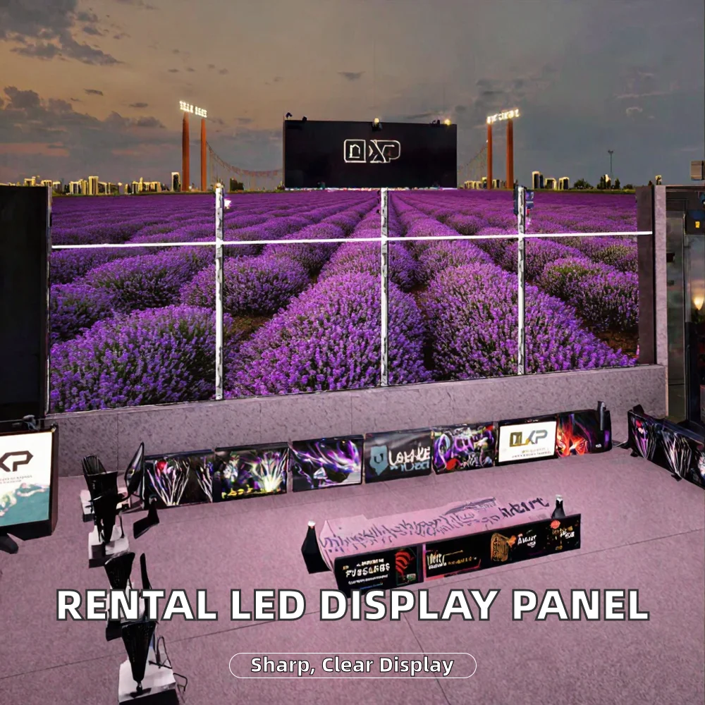 High Quality P2.6 Outdoor LED Display Wall 500*1000mm Rental Cabinet LED Screen for Stage and Subway for Self-Service Business