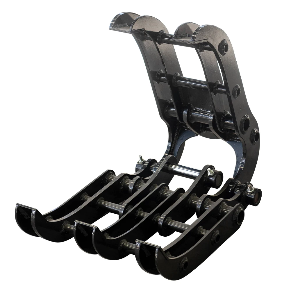 Grapple New Mini Digger Mini Small Hydraulic Hole Crawler Excavators With Attachments Forks Grapple Bucket