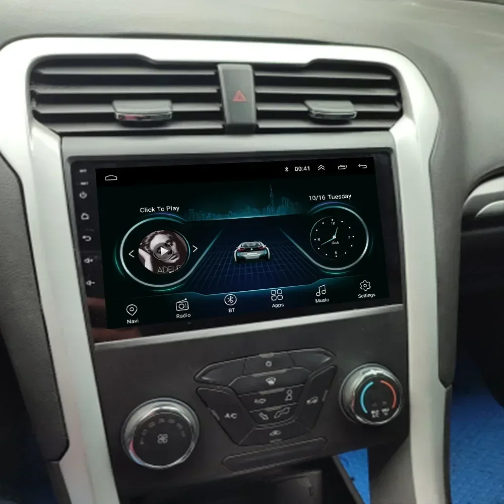 Radio mobil Android 13.0 untuk Ford Mondeo 5 2014-pemutar Multimedia DSP Carplay GPS Navigaion kamera otomatis Stereo DVD 2 din