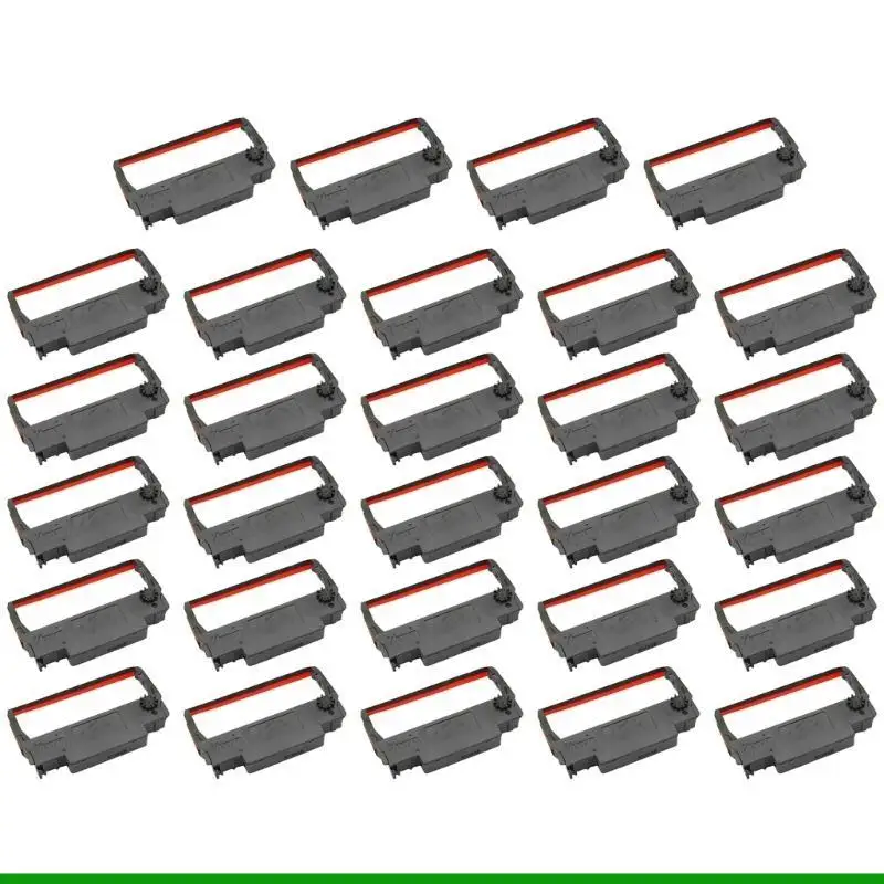 U55C Convenient Black and Red Ribbon Cartridge Pack of 24 Black/Red for  ERC30/ERC34/ERC38, TM-U220, Bixolon GRC-220BR