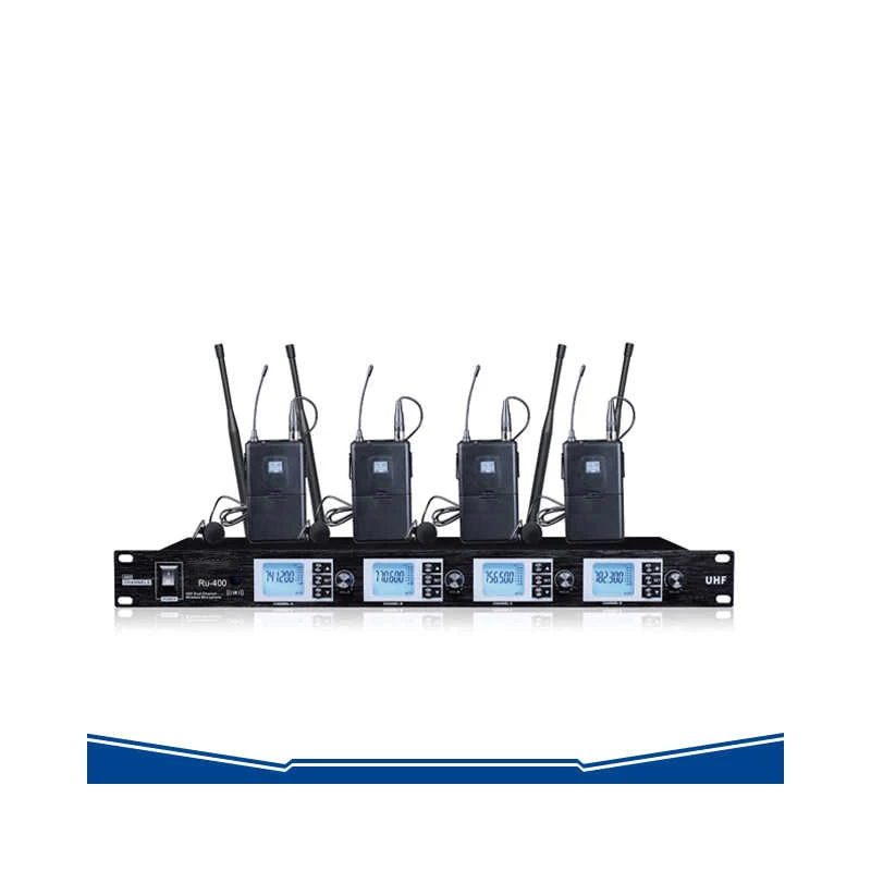 Professional Karaoke Microphone OEM Available UHF Wireless Microphone Four Channel