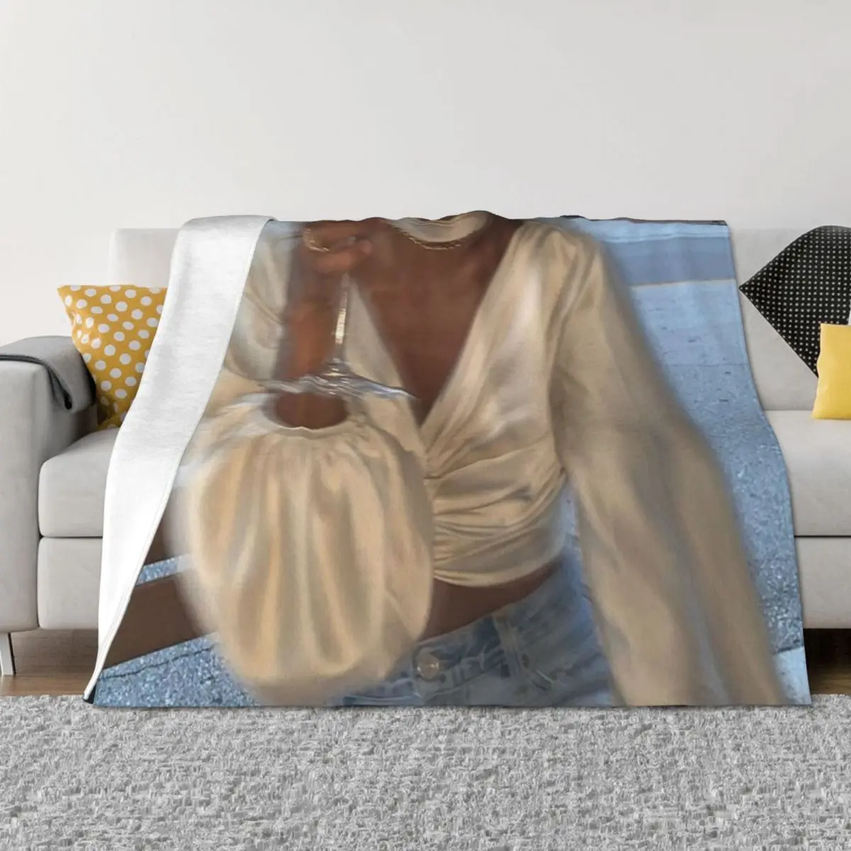 

this is so luxe Throw Blanket Luxury Designer Tourist heavy to sleep Furrys Blankets