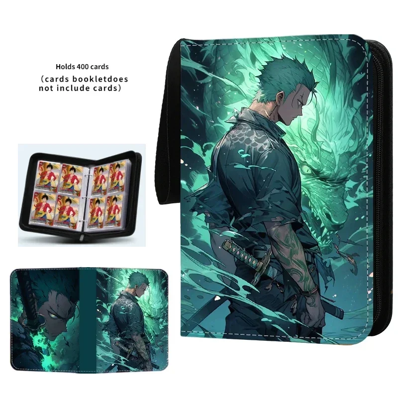 Anime 40-900 Stuks Een Stuk Luffy Zoro Kaart Boek Pu Super Grote Capaciteit Kaart Binder Display Spel Collectie Kaart Kaart Kids Speelgoed Cadeau