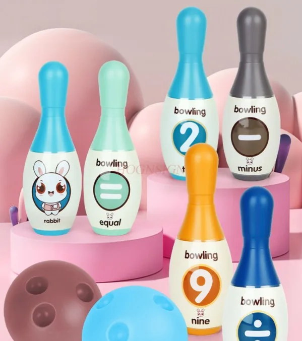 Bowling Children's Toys Indoor Set Kindergarten Parent Child Interactive Puzzle Baby Boys and Girls