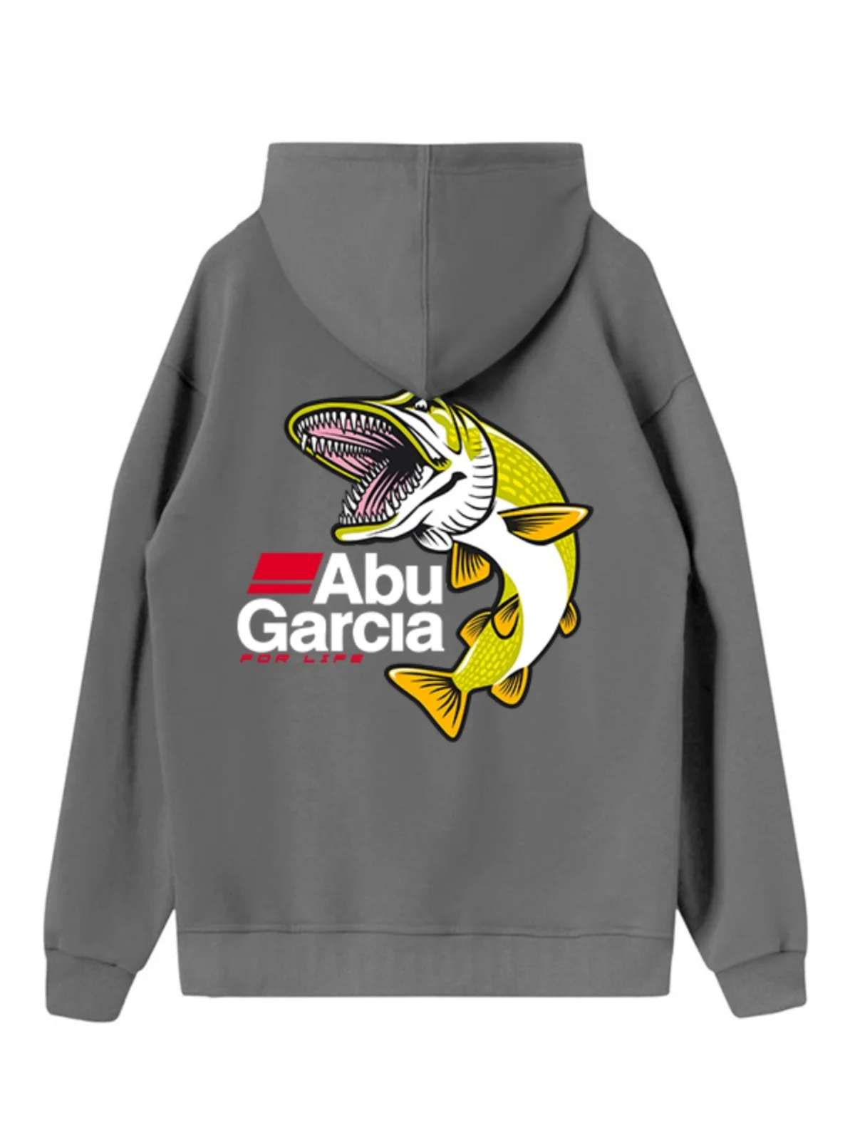 

C2KAYOU Retro Fiing Lure Hoodie Men's Versatile Design Autumn Winter New Sle Casual Cotton Polyester Blend Sweatirt
