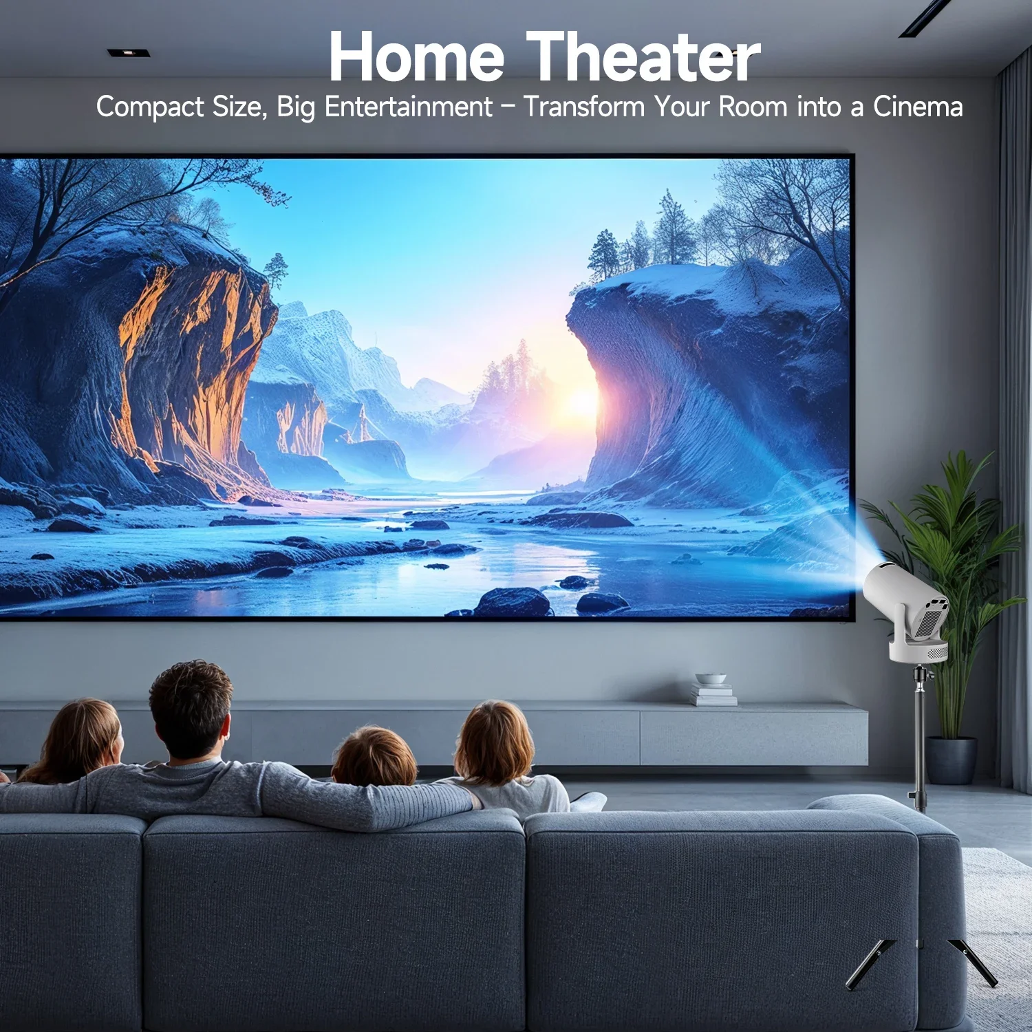 Magcubic Home HY300 Pro+ Outdoor-Projektor, 290 Ansi 8K-Dekodierung, Android 14 Dual Wifi6 Allwinner H726 Bt5.4 Tragbares Kino-Beamer – Detail 20