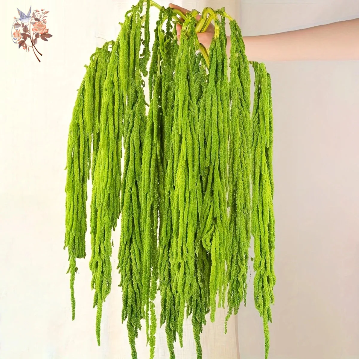 5Pcs Preserved Dried Amaranthus Hanging Flowers Cascading Bouquets Installations Wedding Arch Decor Wall Home Party Arrangements