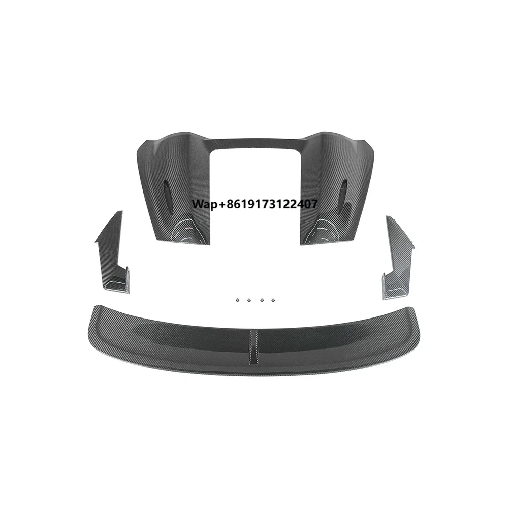 

Premium High Quality Carbon Fiber Hump Spoiler for 718 Car Accessories and Rear Bumper