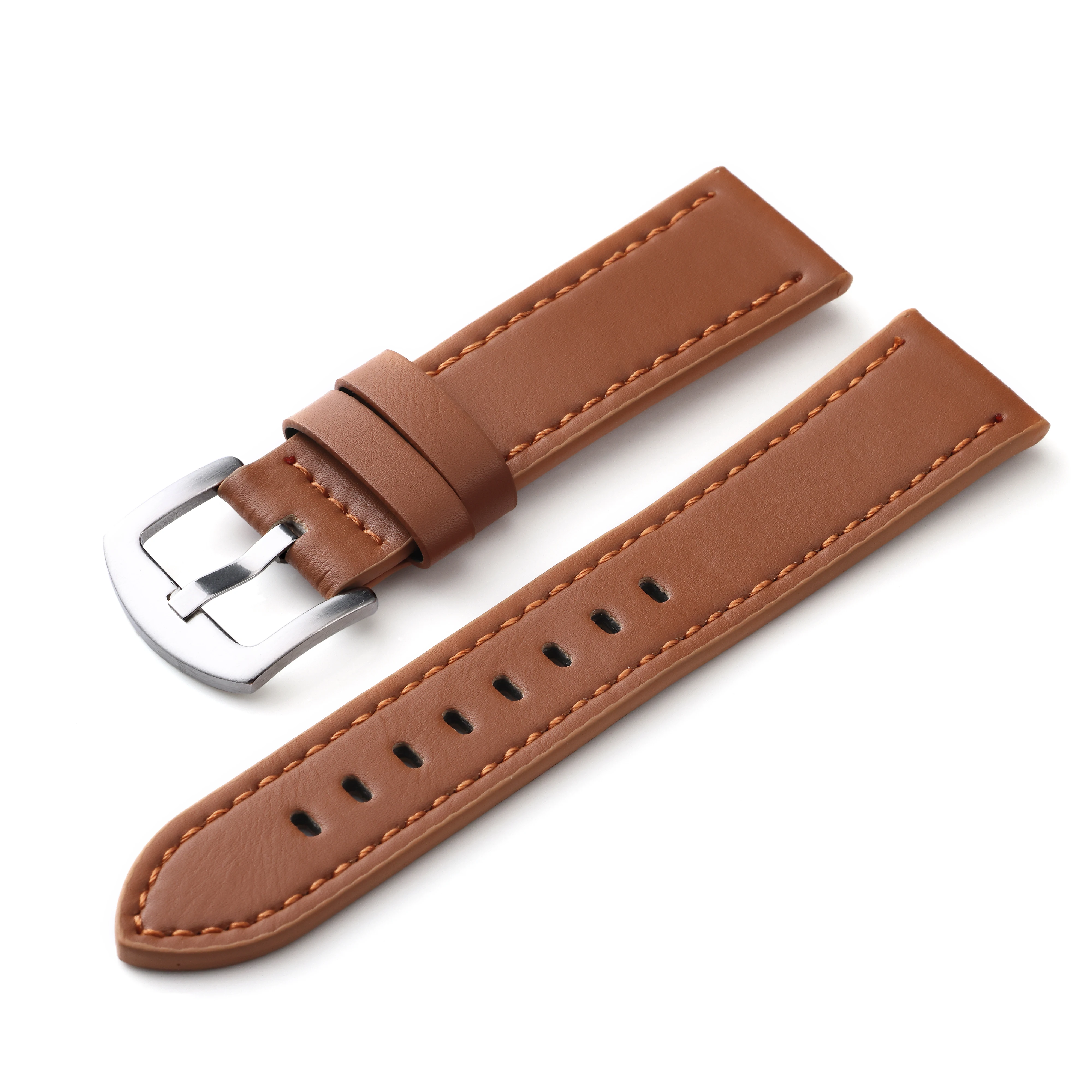 20mm 22mm Strap For Samsung Galaxy Watch 4 44mm 40mm 5 Pro Active 2 Gear S3 Leather Correa Bracelet for Amazfit GTS/2/2E/GTS2 image 4