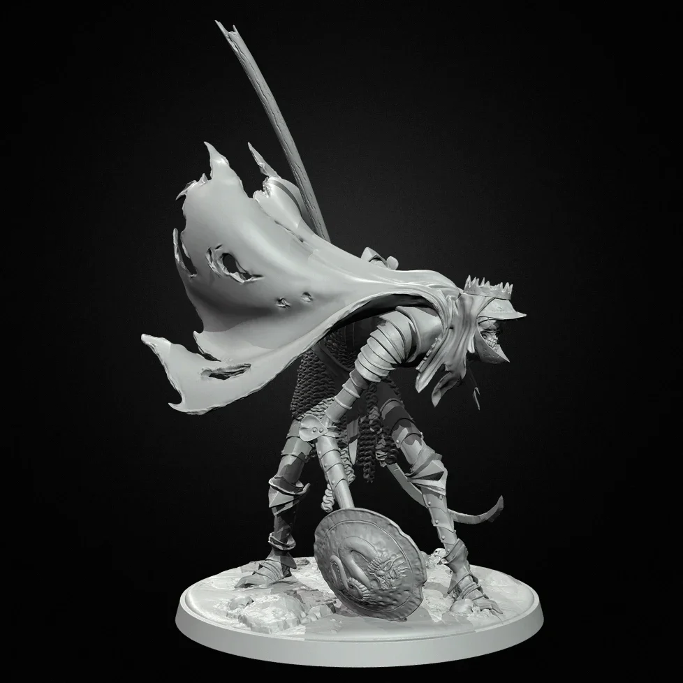 ارتفاع الرجل 40 مم 55 مم 75 مم أطقم نماذج من الراتنج عديمة اللون ومجمَّعة ذاتيًا (طباعة ثلاثية الأبعاد) TD-7311/3D #2