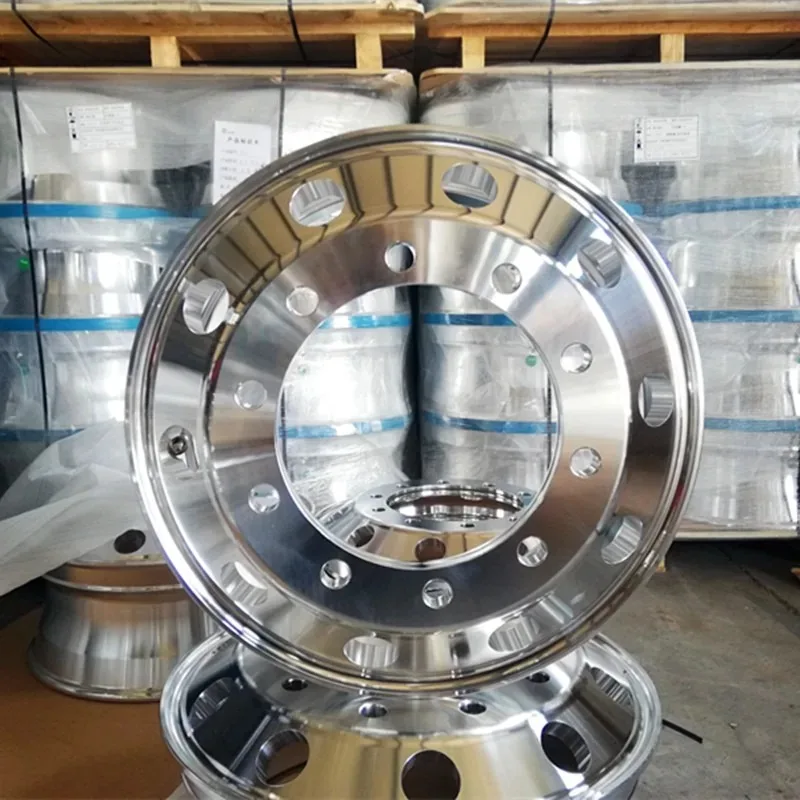 Truck Truck Semi-trailer Tank Car Magnesium Aluminum Alloy Wheel Hub Aluminum Rim Wheel Vacuum Tire Rim 12R * 22.5 view 3