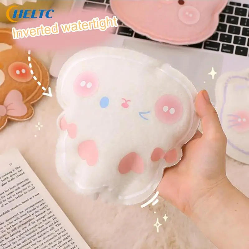 1*Cartoon Plush Water Filled Portable Special-Shaped Hot Water Bag Hand Warmer Reusable Warmer Plush Water Filled Hot Water Bag