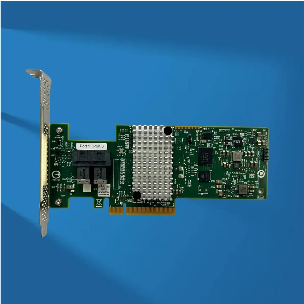 SAS9302-8i 12Gbps SAS3008-IT RAID Controller Card, 8-Port Internal PCIe 3.0 HBA for Server Storage, IT Mode, Low Profile