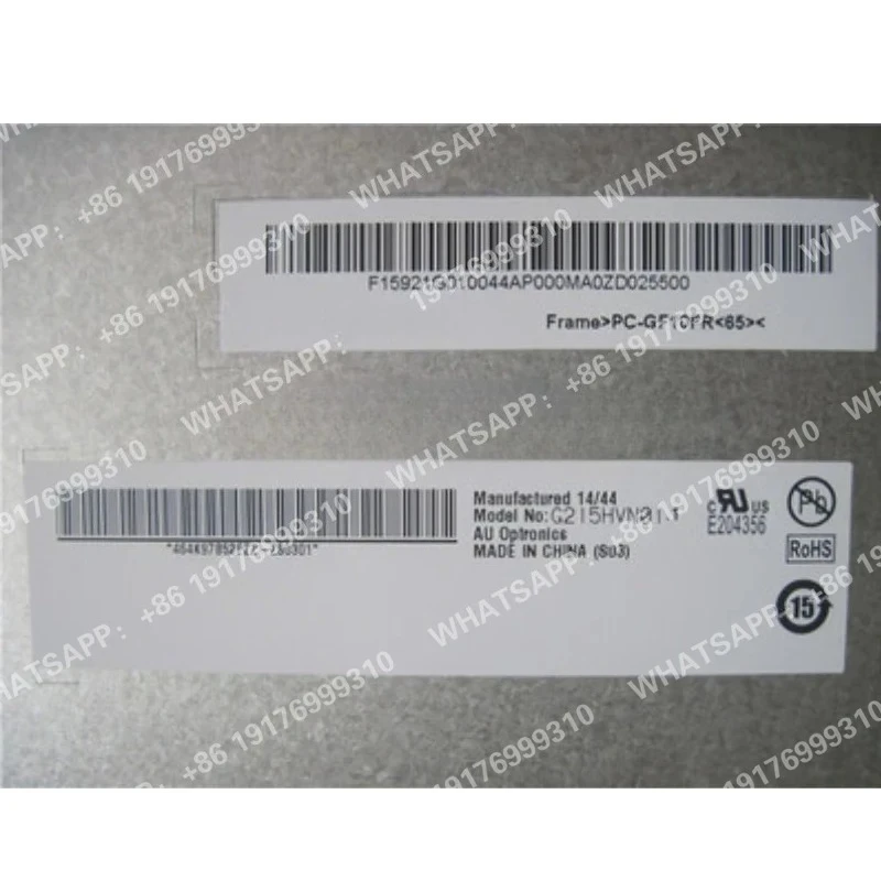 Original AUO 21.5 inch 1920*1080 30 Pins LCD Screen G215HVN01.1 Industrial LCD