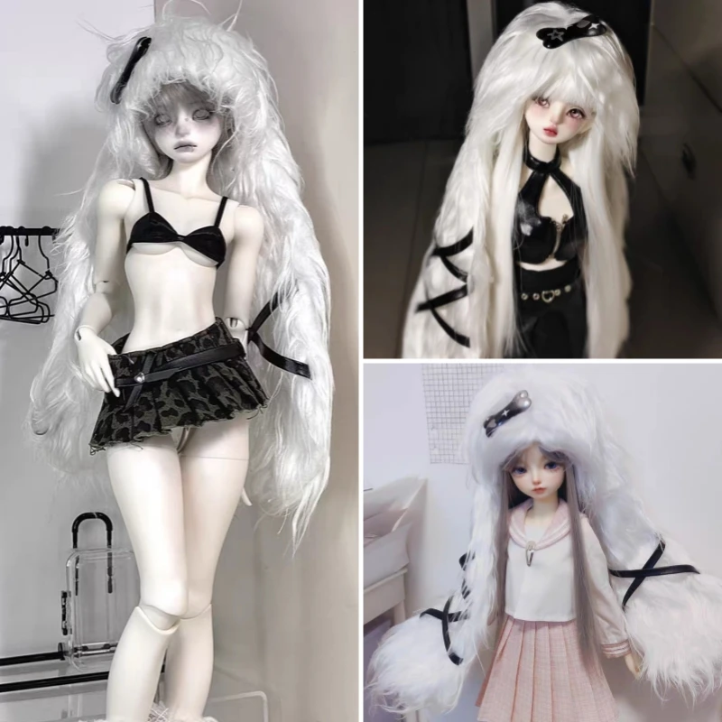 

Fashion Cute Plush Rabbit Hat for 1/3 1/4 1/6 BJD Doll DIY Girl Toys Dress Up Gift Doll Accessories