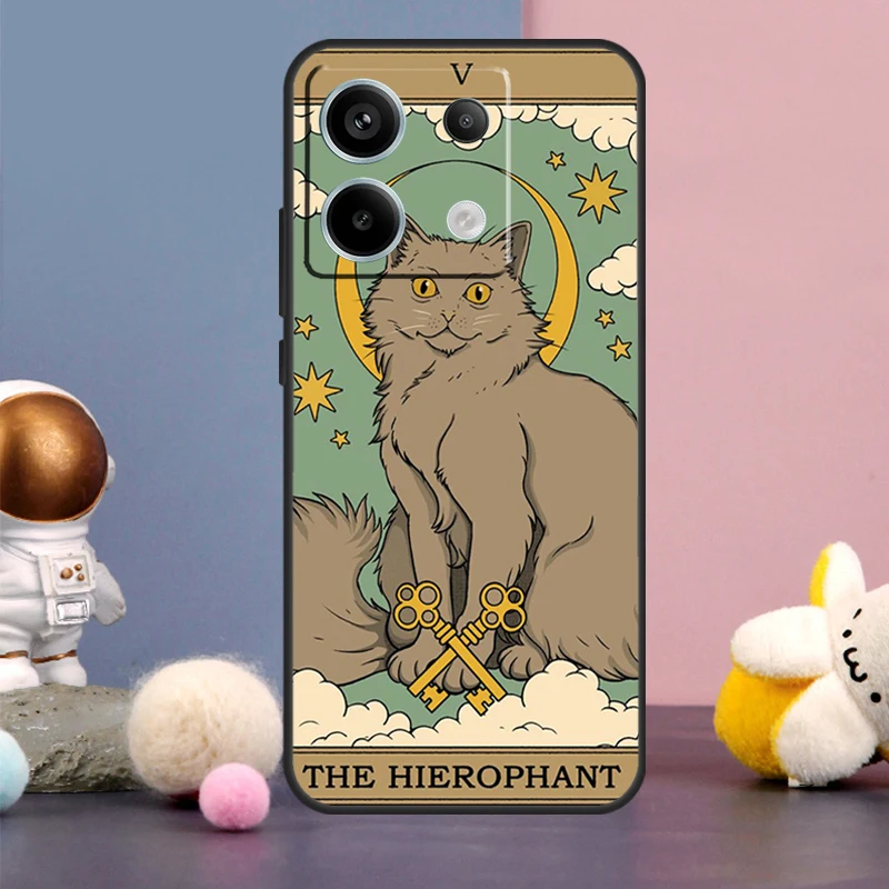  Cats Tarot Witchcraft Case For Xiaomi Redmi Note 9 10 11 12 13 Pro Plus 12S 11S 10S 9S Remdi 12 13 C 9C 10C Cover