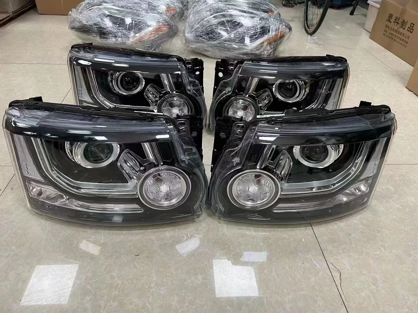 طقم هيكل السيارة عالي الجودة من Peiqi لسيارة لاند روفر ديسكفري 3. طقم تجميل لسيارة ديسكفري 2010 3. ترقية مصدات لاند روفر #5