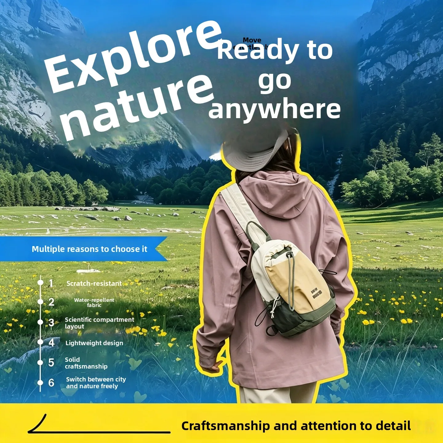 ultra-light-small-climbing-bag-drawstring-convenient-hiking-cycling-lightweight-unisex-chest-bag-water-cup-holder-outdoor