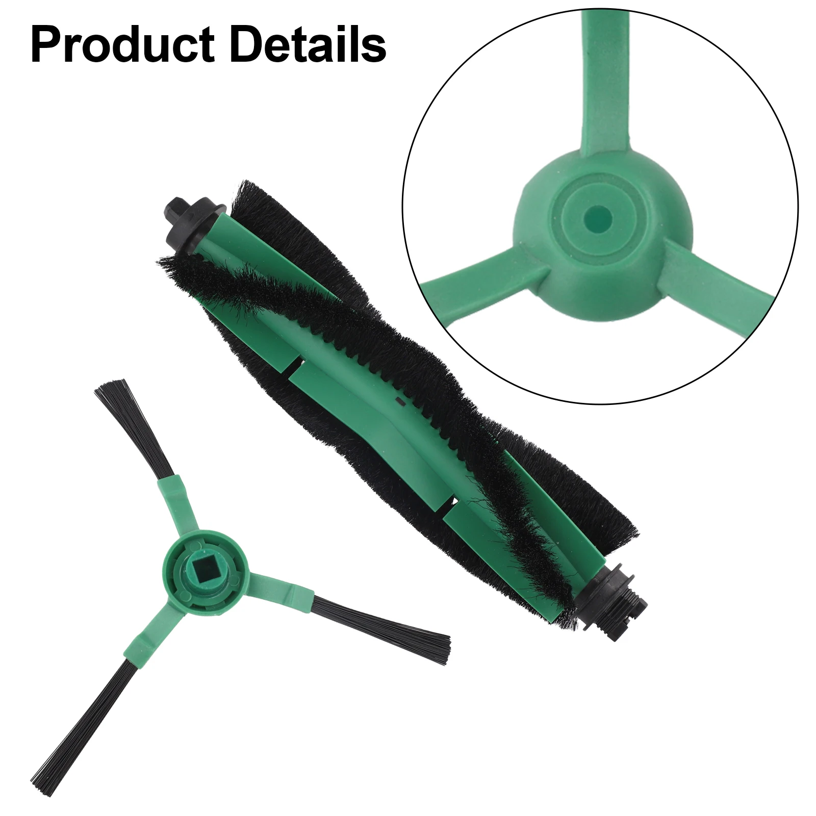 Replacement Main Brush Side Brushes Set for Roomba 105 For Vacuum Cleaner Compatible with Y0110 Y011020 Q0520 Q011020 Models