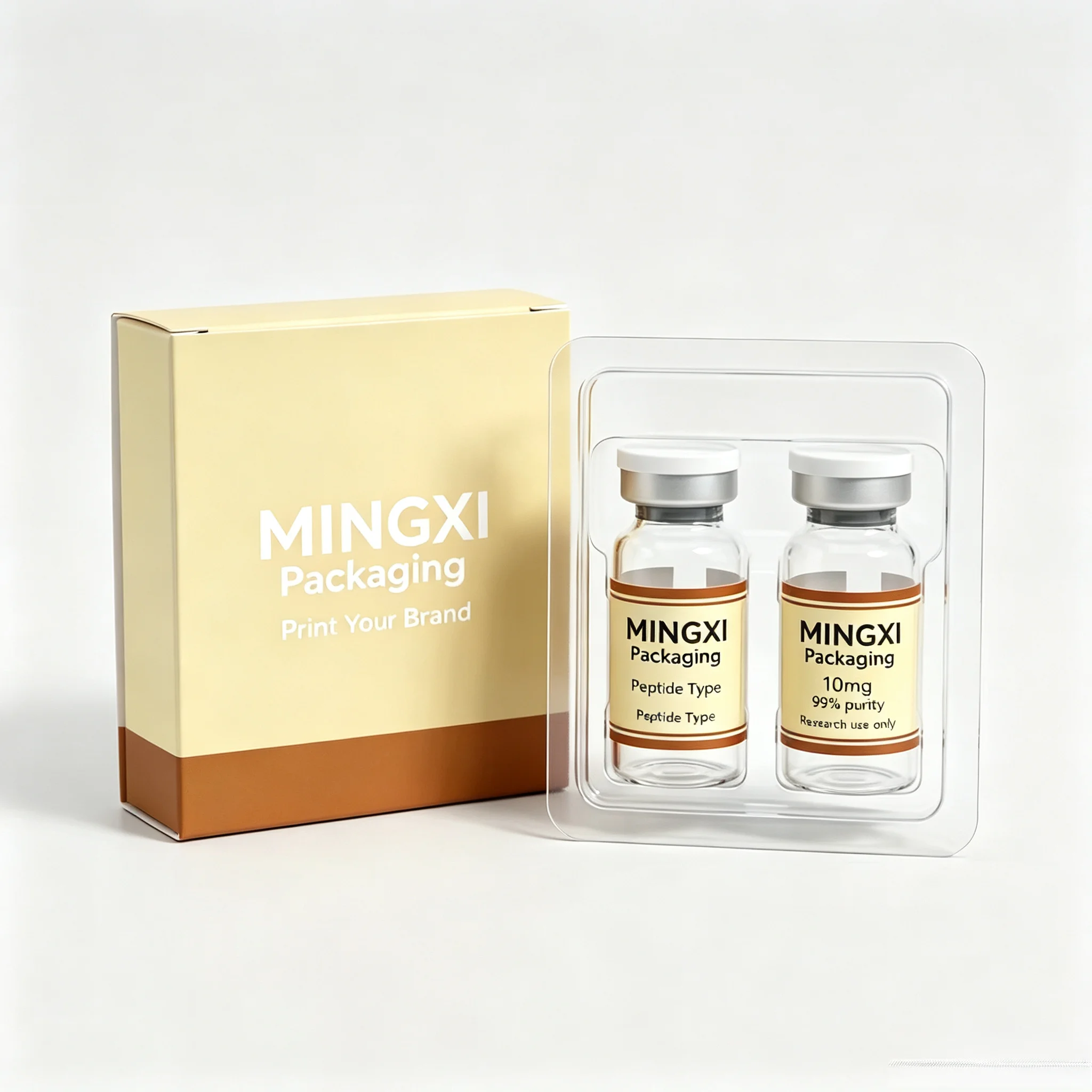 Custom Self‑adhesive Waterproof Vinyl Labels And Paper Boxes Compatible With 3ml 5ml 10ml Mini Cosmetic Perfume Vial Bottles