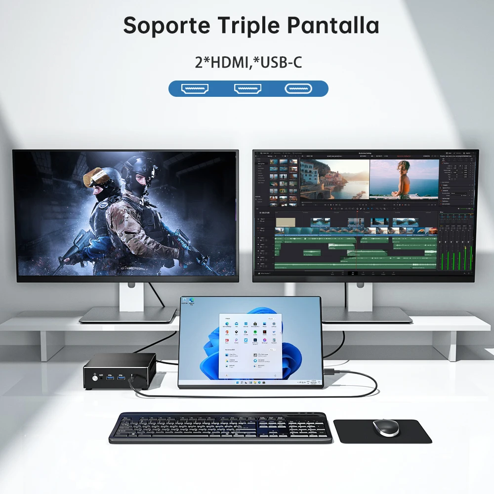 MSECORE AMD Ryzen 9 7940HS 7840HS Game Mini PC windows 11 Office Desktop Computer DDR5 NVME4.0 HTPC Barebone System Wifi6E BT5.3
