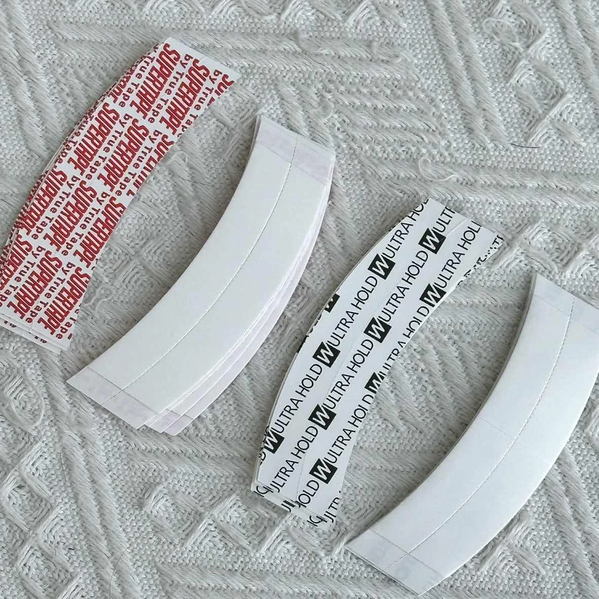 36 шт./пакет, белая ультрафиксирующая клейкая лента для парика, двусторонняя лента для парика/кружевного парика, клейкая лента для волос