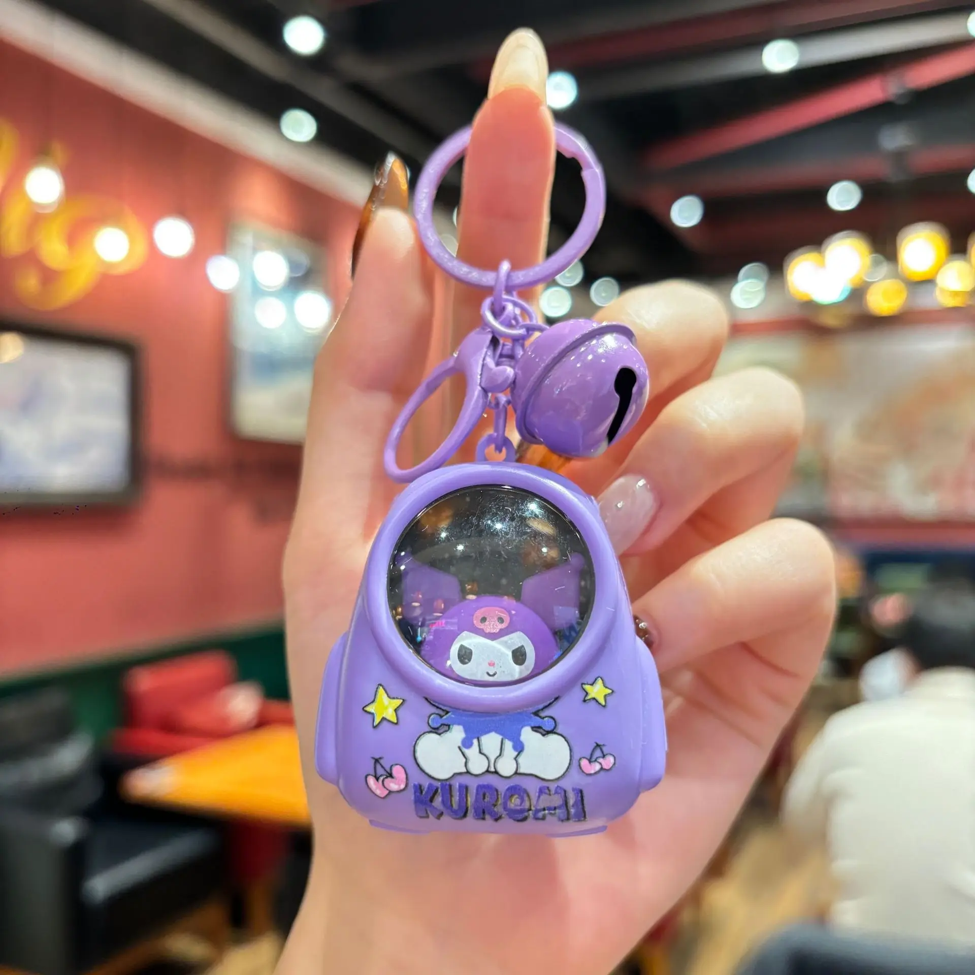 Kulumi Light Glowing Keychain Light Luminous Keychain Cute Model Doll Key Chain Hanging Ornament Gift