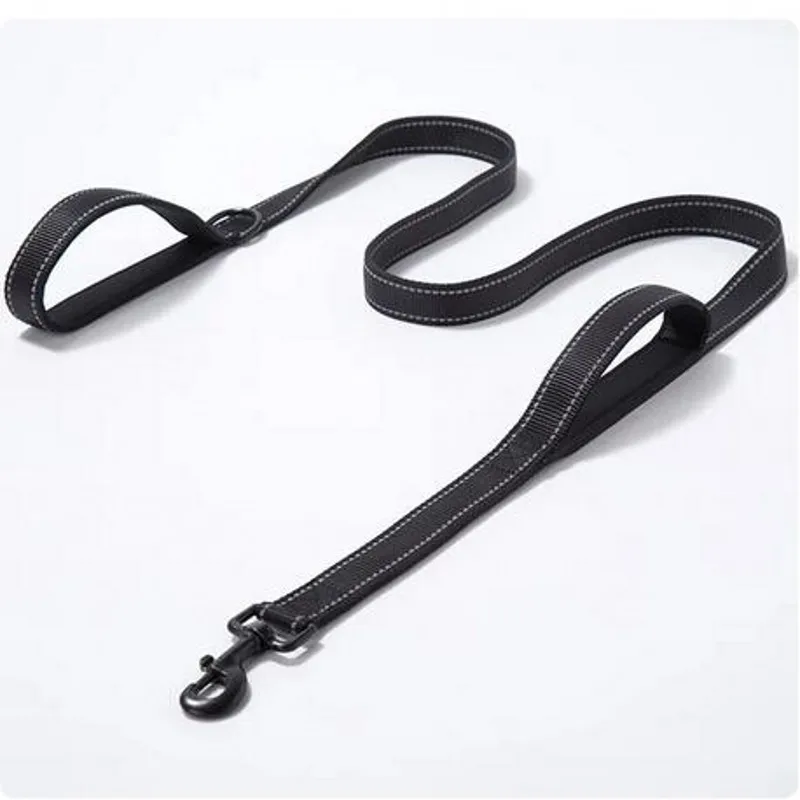 

Traffic Padded Two Handle Heavy Duty Double Handle Nylon Dog Leash For Training Control