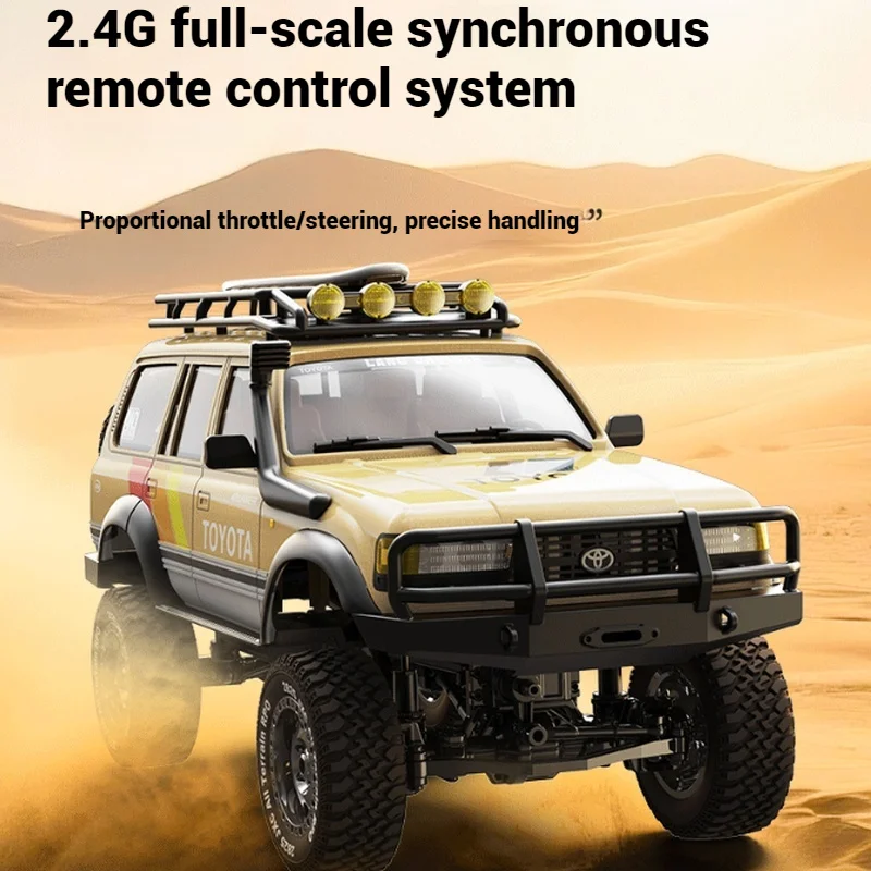

New JXC LC80 Simulation Toyota 1/12 RC Car JXC5826 Full Scale High Speed 2.4G Brush Motor Remote Control Off-road Cars Toy Gifts