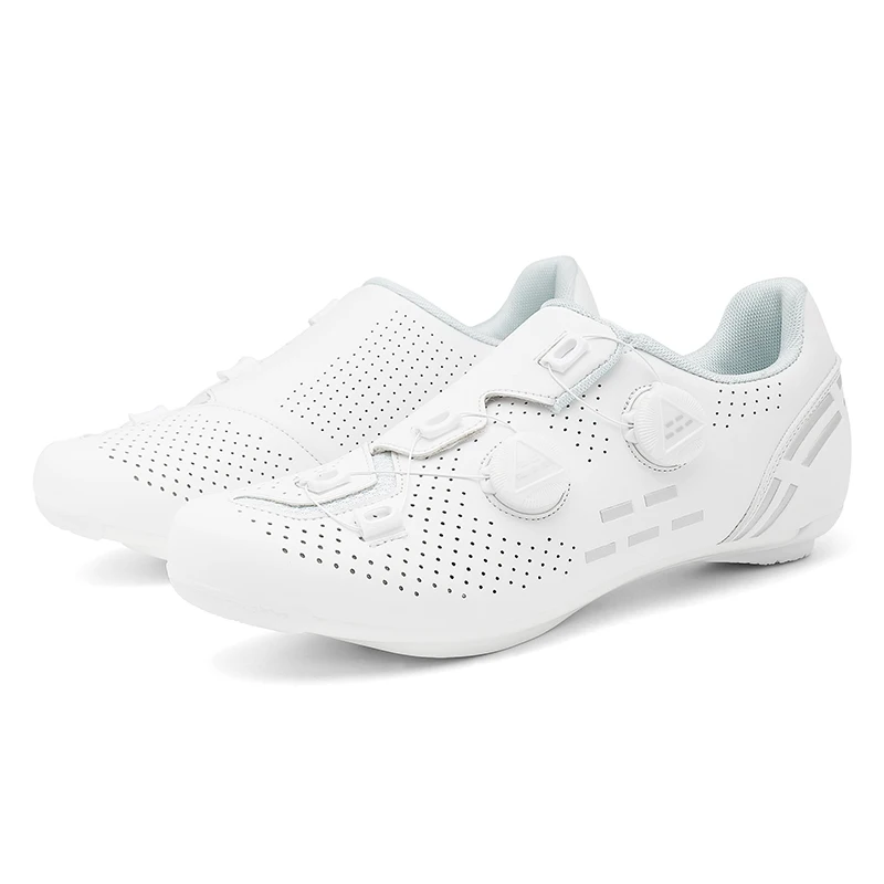 Nieuwe fietsschoenen flats schoenen snelheid fietsen sneaker heren fietsschoenen dames zelfsluitende antislip mountainbikeschoenen