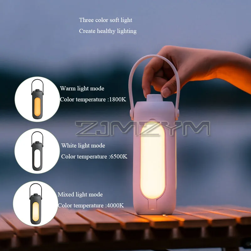 10000mAh 折りたたみキャンプランタンバーベキューキャンプライト屋外電球 USB 充電式 LED 非常灯懐中電灯