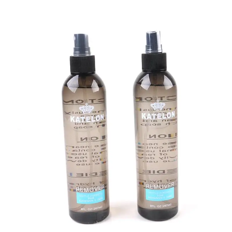 2 bottiglie 9OZ parrucca rimozione colla per salone rimozione liquido parrucca adesivo pizzo colla per capelli lWig nastro solvente Spray Remover