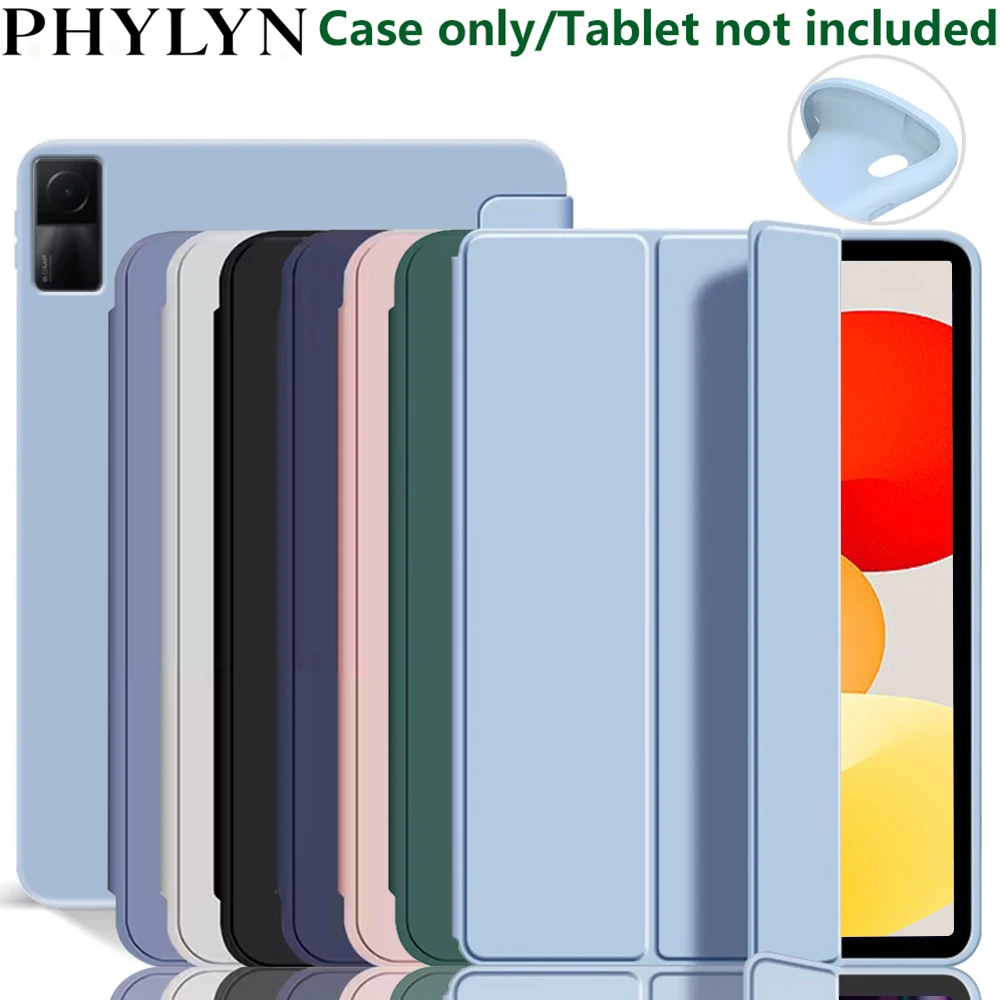 

Case for Xiaomi Redmi Pad SE 11 inch 2023 Tablet Slim Thin Light Soft Protective with Auto Sleep/Wake Folding Stand Smart Cover