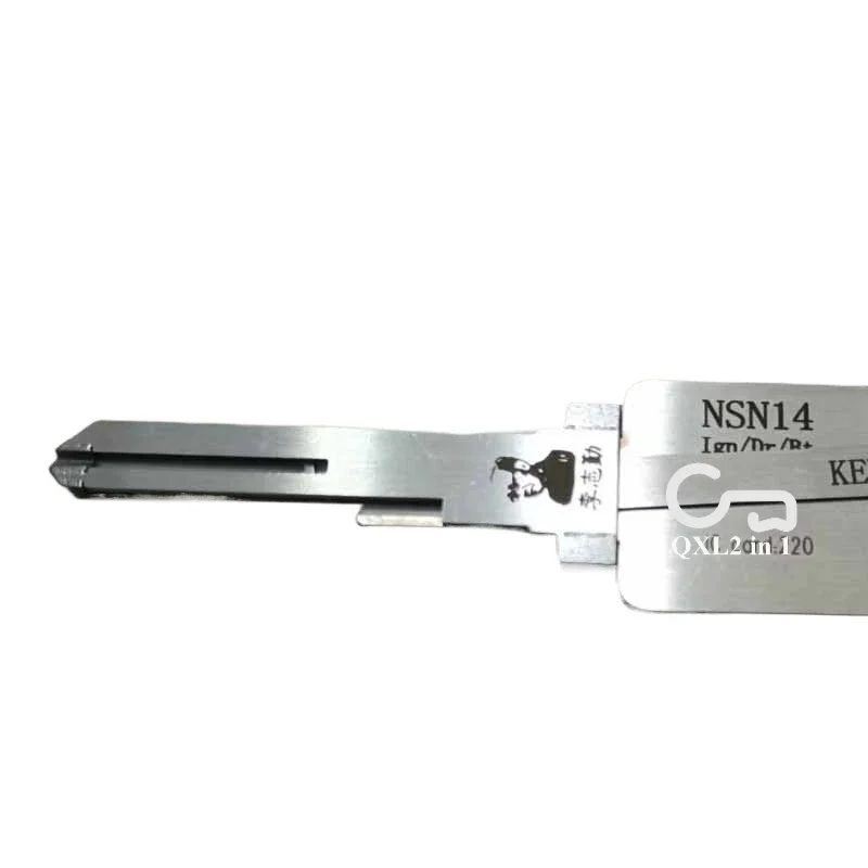 1 قطعة Lishi 2 في 1 NSN14 DA34 لنيسان سوبارو قارئ فك الباب الجذع الإشعال مكافحة وهج فك و اختيار أداة Ganzua عدة #5